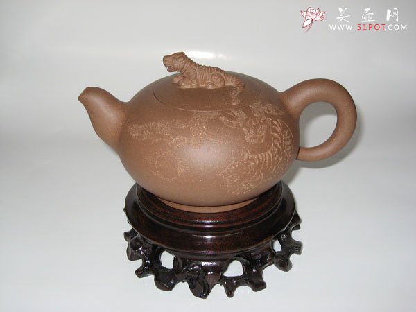 紫砂壶图片：虎虎生风 - 美壶网