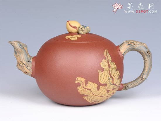 紫砂壶图片：- 寿桃 - - 美壶网