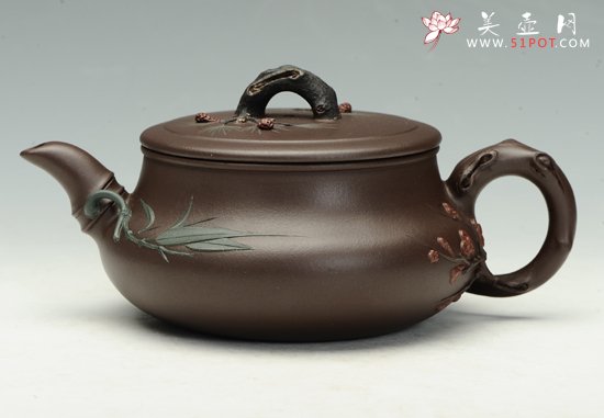 紫砂壶图片：岁寒三友 - 美壶网