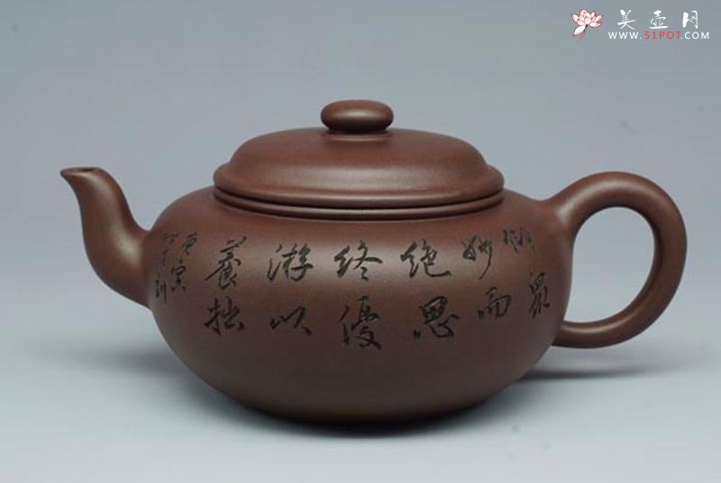 紫砂壶图片：柿圆 - 美壶网