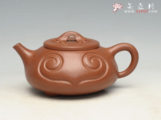 紫砂壶图片：如意石瓢  容量：200cc - 美壶网