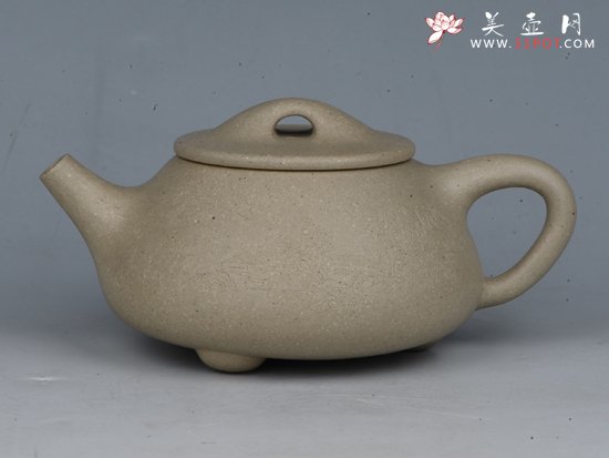 紫砂壶图片：石瓢 容量：250cc  泥料：本山绿泥 - 美壶网