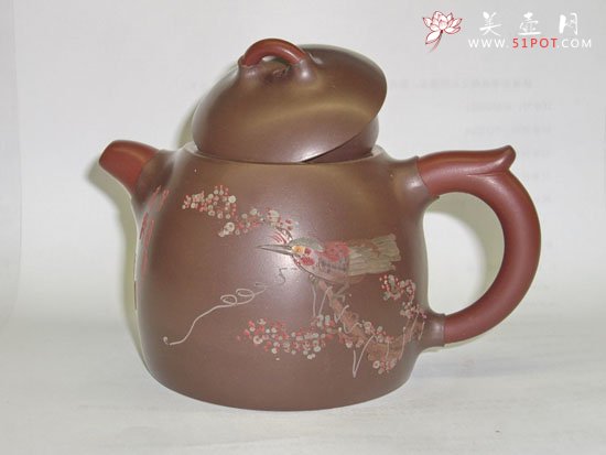 紫砂壶图片：逸趣（生坯） - 美壶网