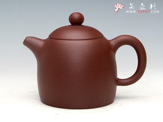 紫砂壶图片：秦权（紫泥）400ML - 美壶网