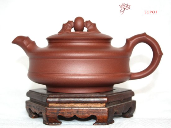 紫砂壶图片：底槽青  玉竹壶 - 美壶网
