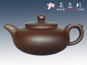 紫砂壶图片：处处如意第六届中国工艺精品展银奖 - 美壶网