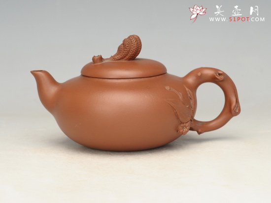 紫砂壶图片：佛手柿圆 - 美壶网