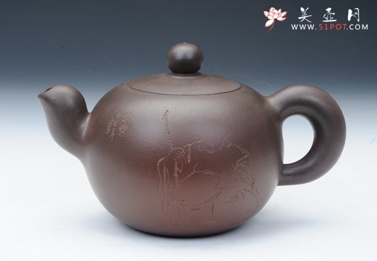 紫砂壶图片：一粒珠 - 美壶网