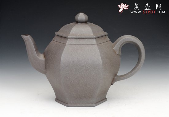 紫砂壶图片：六方宫灯 - 美壶网