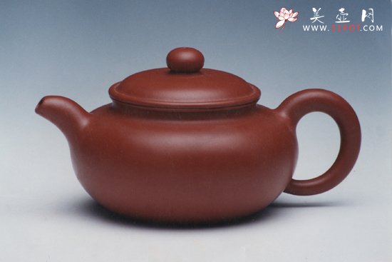紫砂壶图片：小仿古（朱泥 - 美壶网