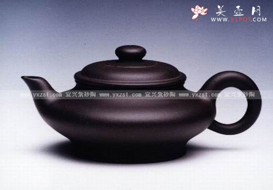 紫砂壶图片：虚扁 - 美壶网