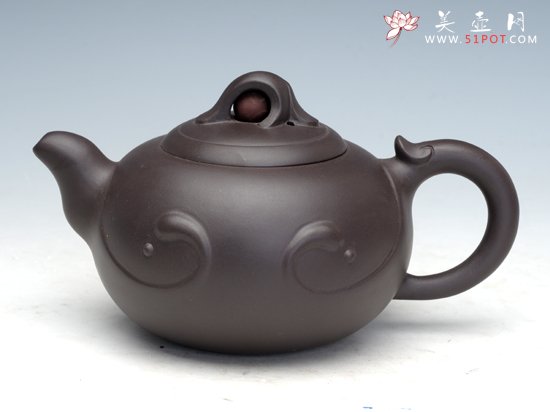 紫砂壶图片：暖春  泥料：原矿紫泥 - 美壶网