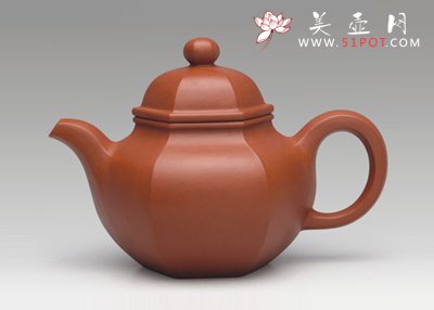 紫砂壶图片：六方掇球 - 美壶网