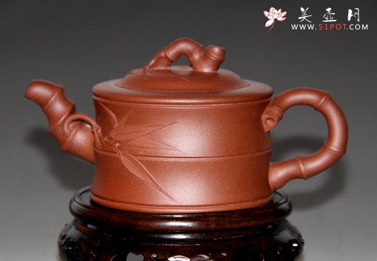 紫砂壶图片：竹段 - 美壶网