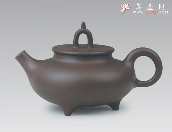 紫砂壶图片：三足宝鼎 - 美壶网
