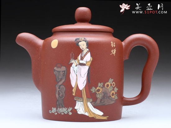 紫砂壶图片：四大美女――貂蝉 - 美壶网