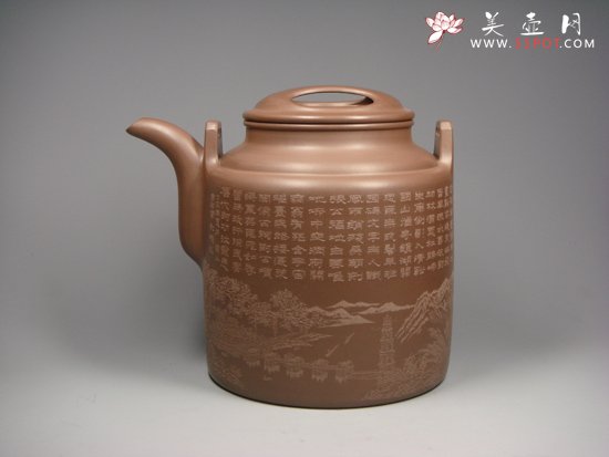 紫砂壶图片：洋桶壶 - 美壶网
