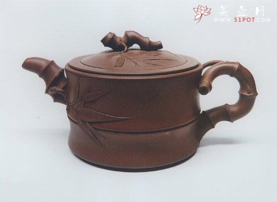 紫砂壶图片：竹段 - 美壶网