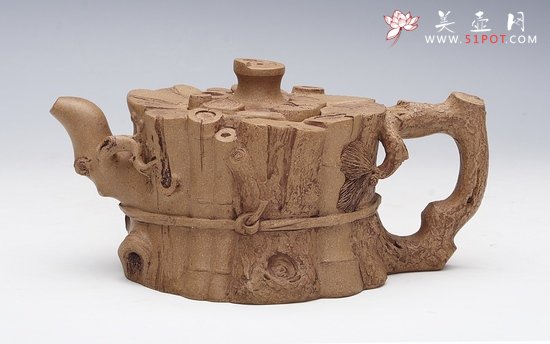 紫砂壶图片：束柴三友 - 美壶网