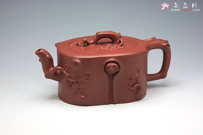 紫砂壶图片：梅桩壶 - 美壶网