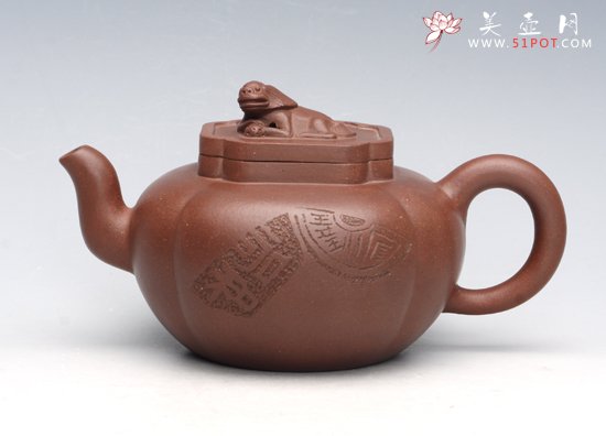 紫砂壶图片：狮球 - 美壶网