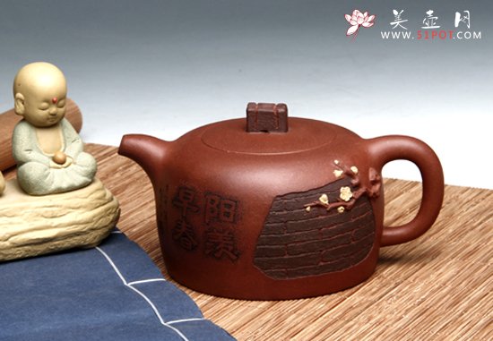 紫砂壶图片：窗外雪 - 美壶网