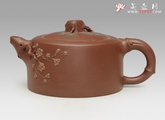 紫砂壶图片：松竹梅 - 美壶网