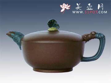 紫砂壶图片：彩蝶 - 美壶网