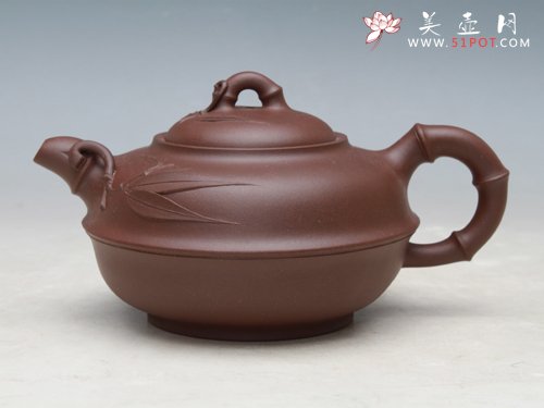 紫砂壶图片：紫泥竹报平安 - 美壶网