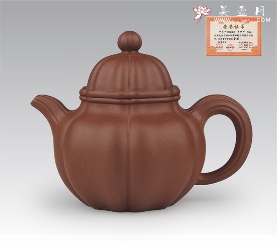 紫砂壶图片：葵掇球 - 美壶网