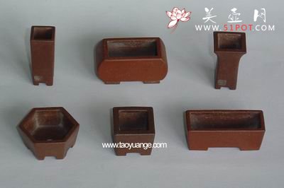 紫砂壶图片：微型小花盆 - 美壶网