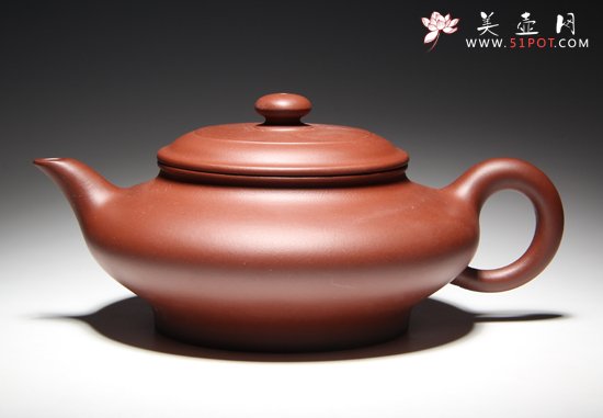 紫砂壶图片：虚扁 - 美壶网