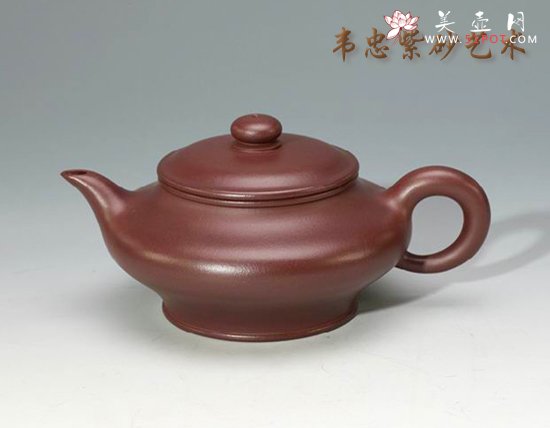 紫砂壶图片：虚扁 - 美壶网