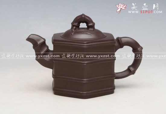 紫砂壶图片：竹节壶 - 美壶网