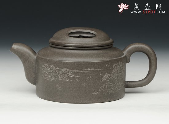 紫砂壶图片：牛盖莲子 - 美壶网