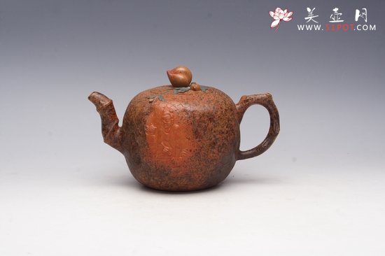 紫砂壶图片：寿桃 - 美壶网