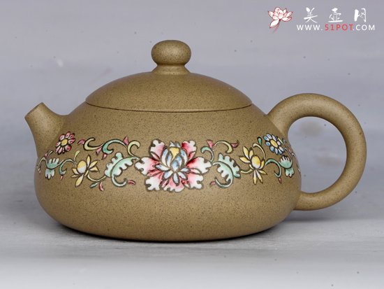 紫砂壶图片：扁倒把西施 - 美壶网