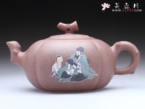 紫砂壶图片：柿子 - 美壶网