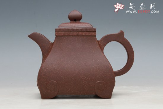 紫砂壶图片：如意方壶 - 美壶网