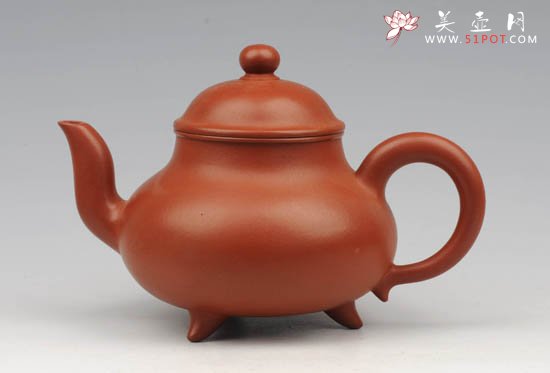 紫砂壶图片：三脚思亭 - 美壶网