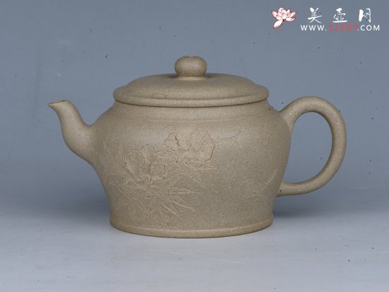 紫砂壶图片：亭玉 容量：200cc  泥料：紫泥 - 美壶网