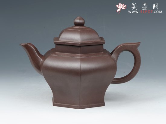 紫砂壶图片：高六方 - 美壶网