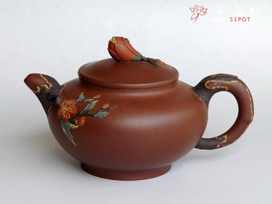 紫砂壶图片：迎春花14 - 美壶网