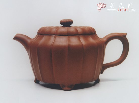 紫砂壶图片：菊花八瓣 - 美壶网