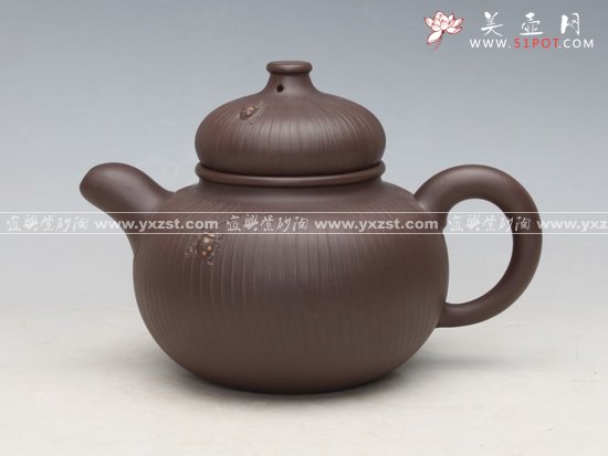 紫砂壶图片：蜘蛛壶 - 美壶网