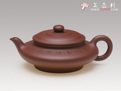 紫砂壶图片：虚扁 - 美壶网