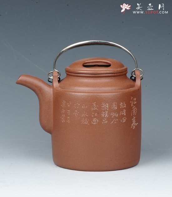 紫砂壶图片：牛盖洋桶 - 美壶网