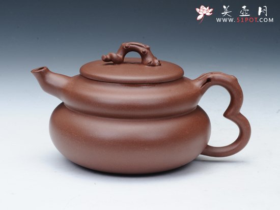 紫砂壶图片：葫芦 360CC - 美壶网