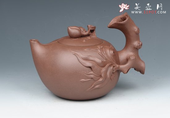 紫砂壶图片：寿桃 - 美壶网