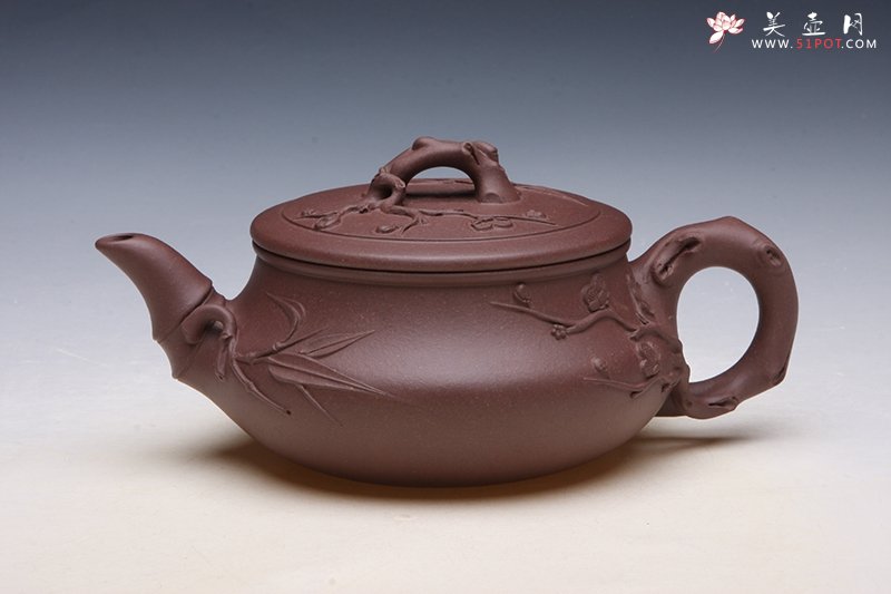紫砂壶图片：梅竹 - 美壶网